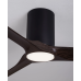 9952336 Плафонска светилка и вентилатор POLAR LED 18W 3CCT 6 брзини Црна и Дрво Nova Luce